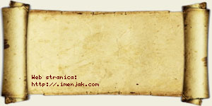 Blagoje Bzenić vizit kartica